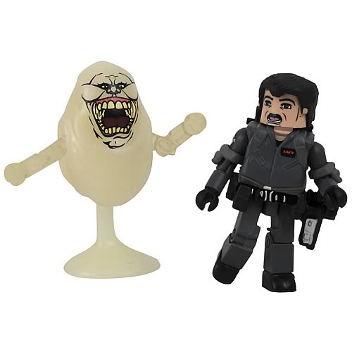 Ghostbusters Ray and Glowing Slimer Minimates